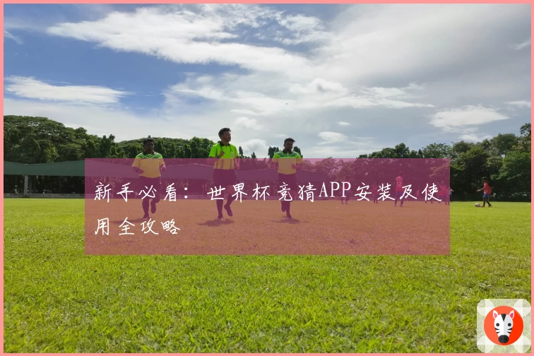 新手必看：世界杯竞猜APP安装及使用全攻略