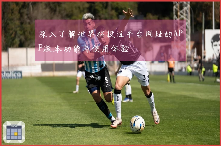 深入了解世界杯投注平台网址的APP版本功能与使用体验