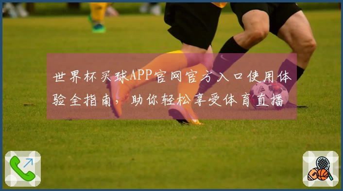 世界杯买球APP官网官方入口使用体验全指南，助你轻松享受体育直播服务